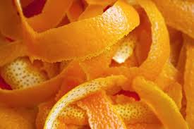 Orange peel, (Citrus sinensis)